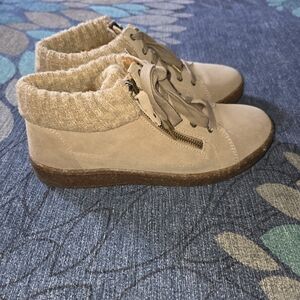 Women's Aetrex Tan Ankle Boots